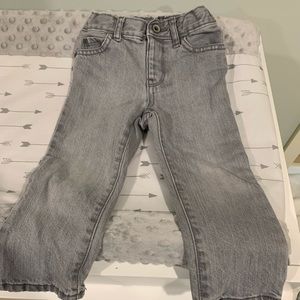 Grey skinny toddler jeans- just like new